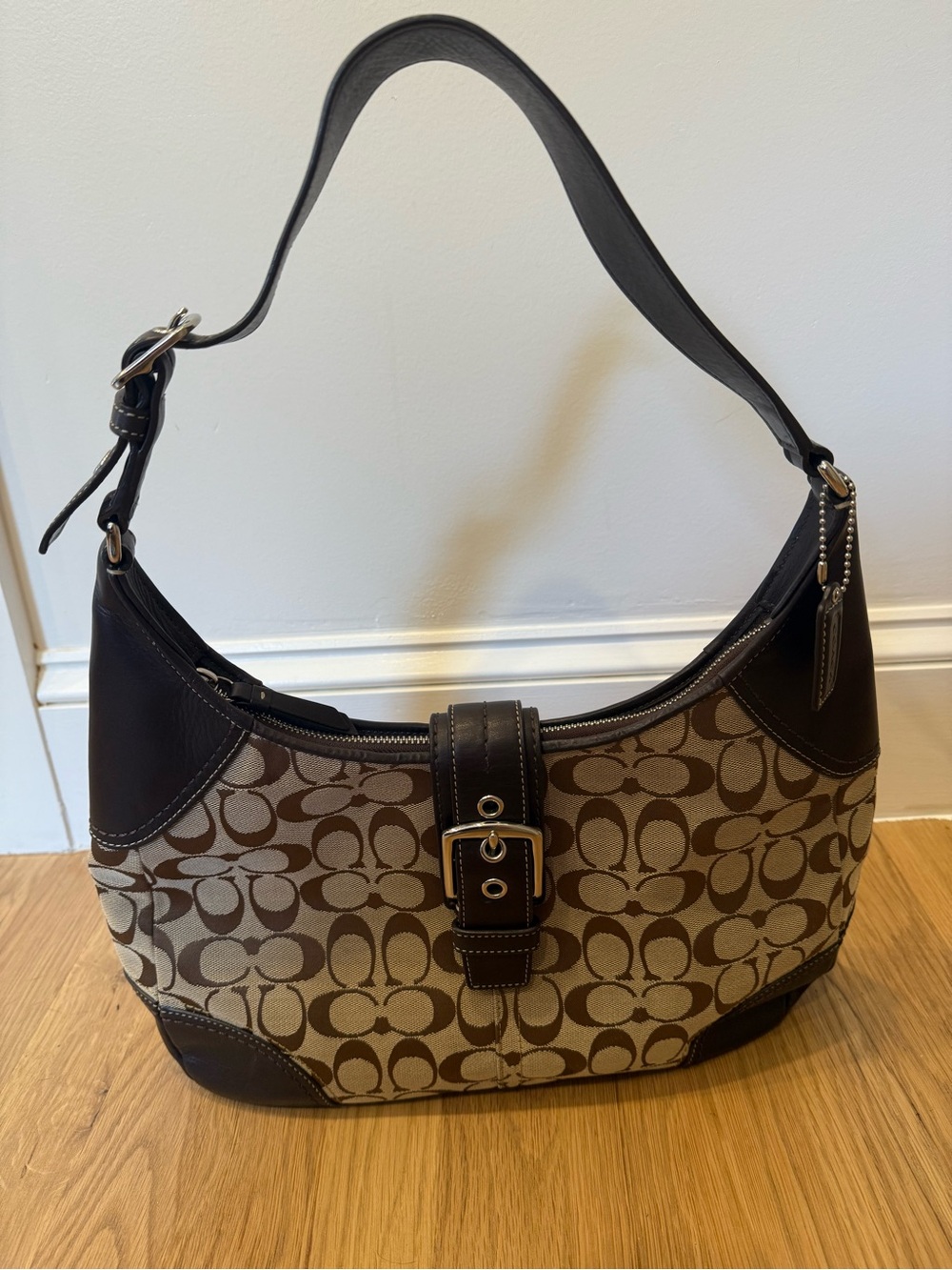 Y2K-era Coach Hamptons Signature Hobo Bag